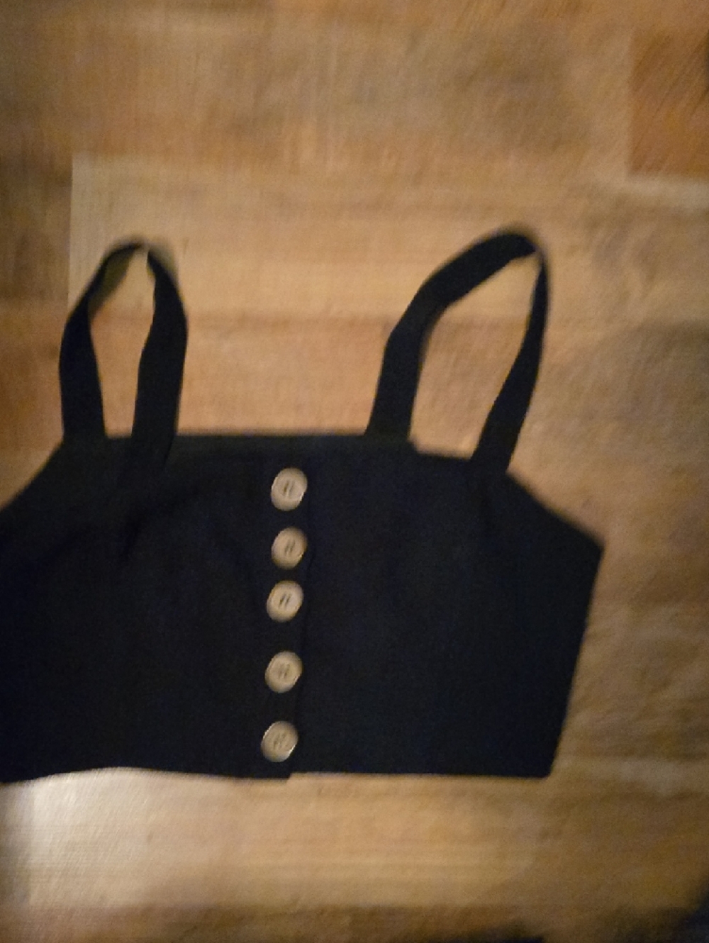 Lulu's Black A-Line Button-Front Skirt - Picture 5 of 7